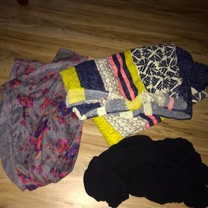 3 scarves